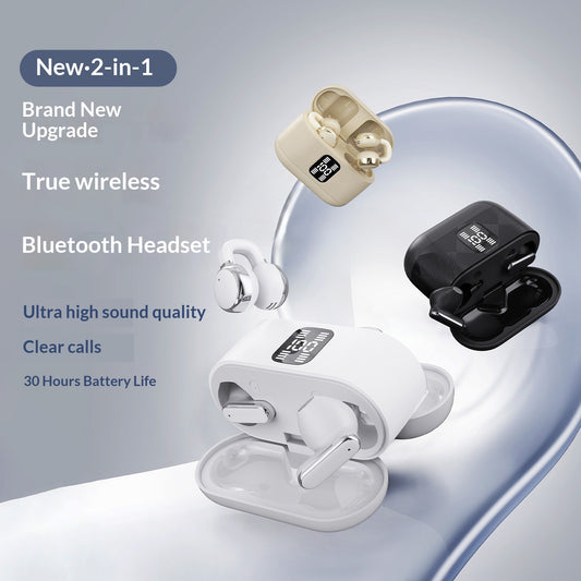 Portable Long-lasting Noise-canceling New Wireless Bluetooth Earbuds